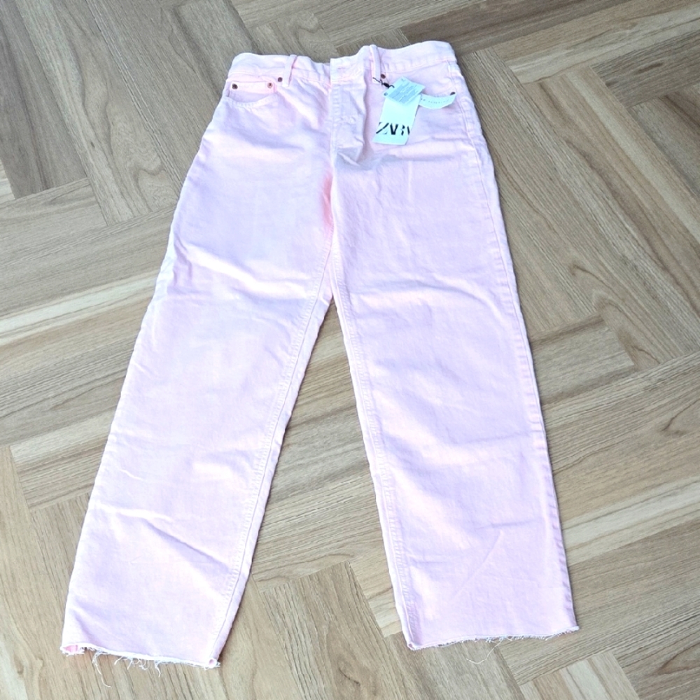 Zara Pink Women's THE NEW DADDY SIGNATURE DENIM Jeans 6